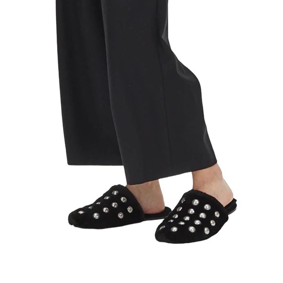 Alexander Wang Amelia Shearling Fur Slides 10 - Picture 2 of 9